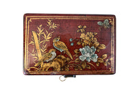 Small 20th Century Chinese Box with Interior Erotic Scenes