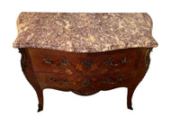 Louis XV Revival Marquetry Commode - French Antique Furniture - Antique Commode  - French Antiques - Decorative Antiques - AD & PS Antiques
