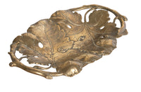 BRASS GRAPE VINE CARD TRAY