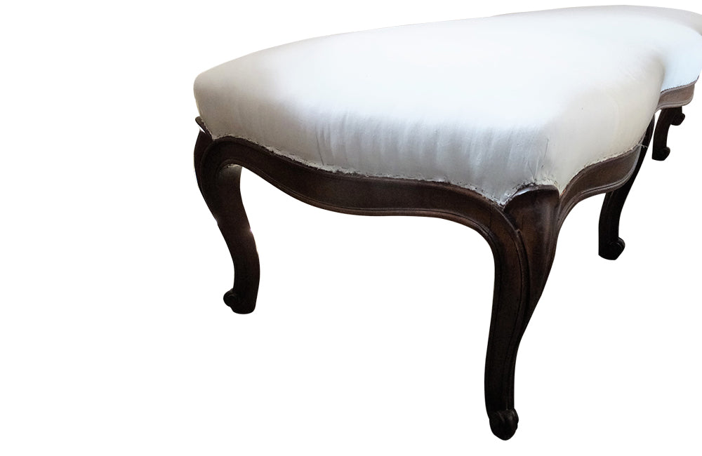 LARGE LOUIS XV REVIVAL BANQUETTE