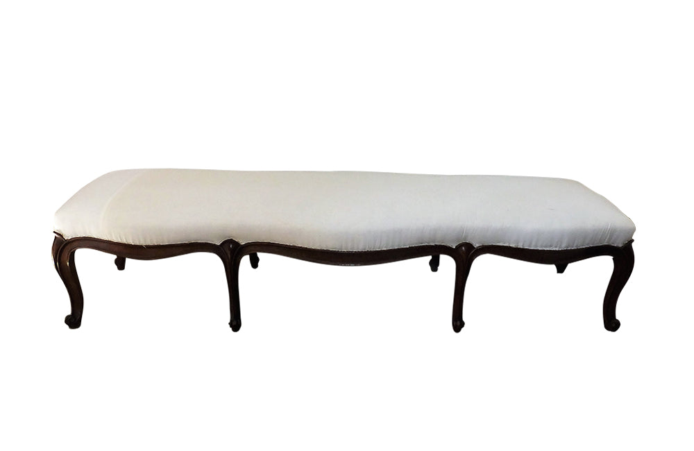 LARGE LOUIS XV REVIVAL BANQUETTE