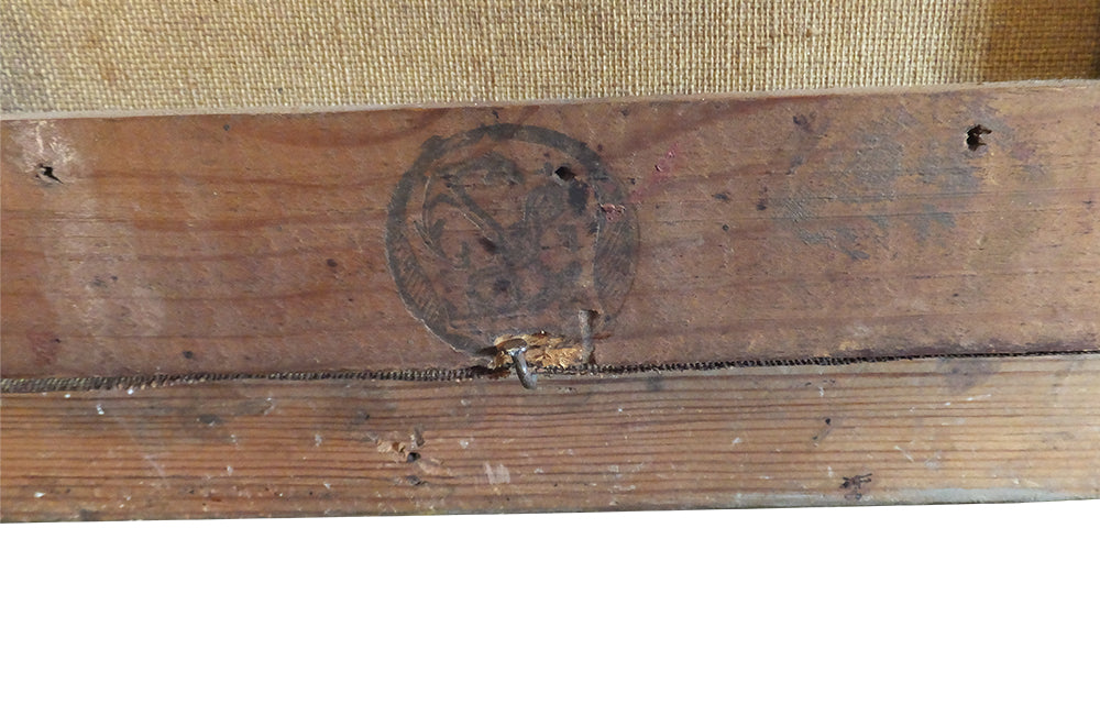 FRENCH 19TH CENTURY FRAMED STILL-LIFE PAINTING OF FLOWERS