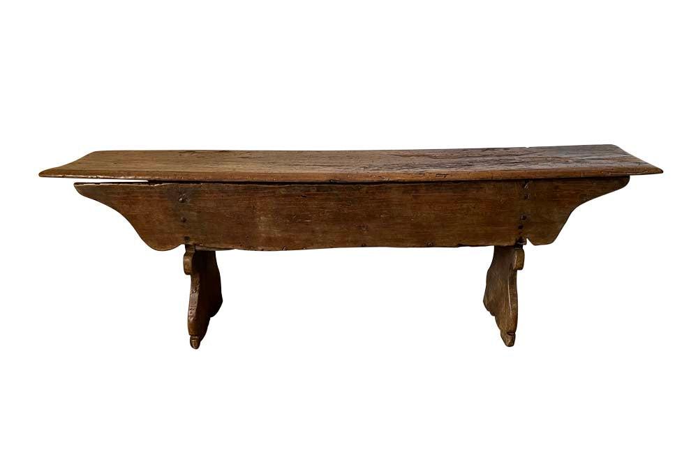 18th Century Fruitwood Lidded Bench Coffer - Decorative Antique Furniture - English Antiques - Coffers -Storage Antiques - Antique Bench - Antique Coffer - Antique Trunk - Rustic Antiques - Antue Seating - Antique Shops Tetbury - Country House Antiques - Farmhouse Antiques - adpsantiques - AD & PS Antiques