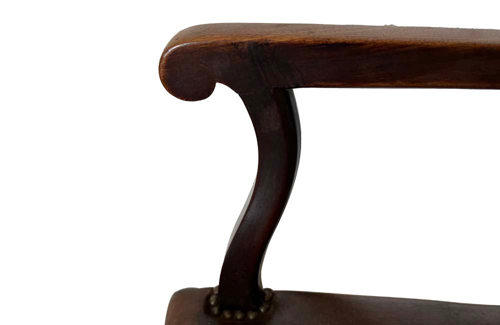 Regency Style Desk Chair - Antique Furniture - Antique Chairs - Antique Desk Chair - Antique Armchairs - AD & PS Antiques