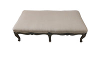 Long Louis XV Revival Footstool-Seating-Footstool-French Antiques-Painted 19th Century Antique Footstool-AD & PS Antiques