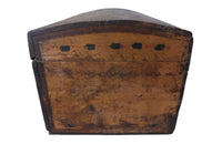 French 19th century Painted Marriage Box-Painted Coffer-Decorative Accessories-French Antiques-Folk Art-Storage Furniture-Decorative Boxes-AD & PS Antiques