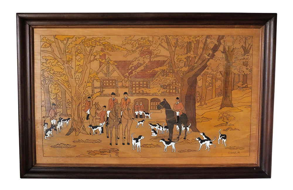 DECORATIVE  HUNTING PANEL