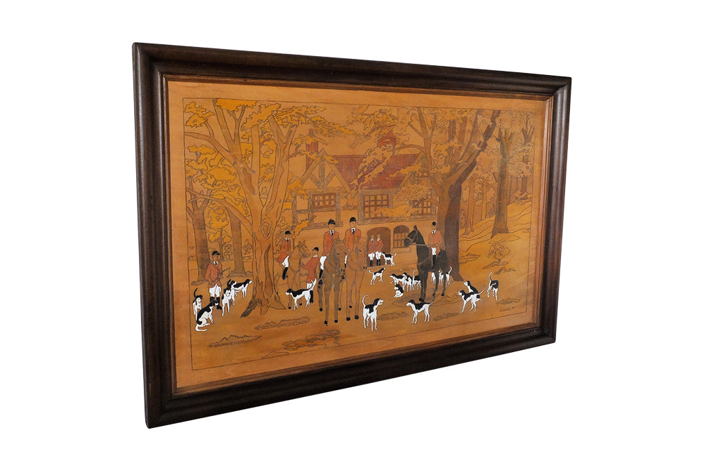 DECORATIVE  HUNTING PANEL