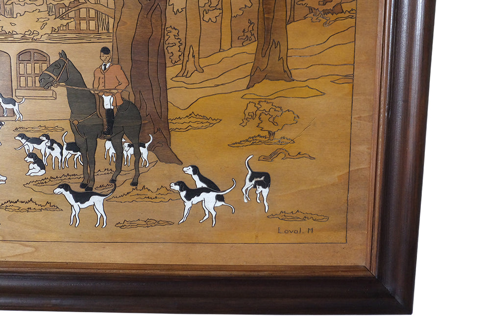 DECORATIVE  HUNTING PANEL