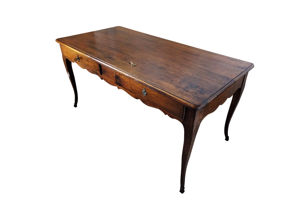 LARGE LOUIS XV REVIVAL DESK