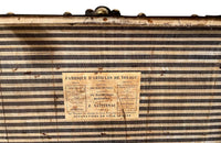 Studded Black Travelling Trunk By Parvy-Vernon - Decorative Antiques - French Antique Furniture - French Antiques - Antique Luggage - Antique Trunk - AD & PS Antiques