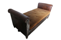 FRENCH LEATHER DAYBED