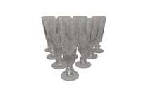 Set of Ten French Absinthe Bistro Glasses-French Bistro Glasses-French Antique Glasses-Wine and Food Related-French Antiques-Culinary Antiques-Wine Glasses-AD & PS Antiques