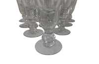 Set of Ten French Absinthe Bistro Glasses-French Bistro Glasses-French Antique Glasses-Wine and Food Related-French Antiques-Culinary Antiques-Wine Glasses-AD & PS Antiques