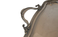 SILVER PLATE ROCOCO REVIVAL TRAY
