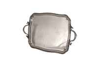 SILVER PLATE ROCOCO REVIVAL TRAY