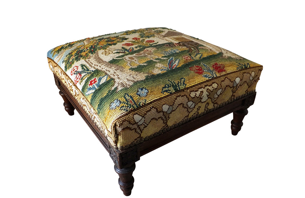 LOUIS XVI REVIVAL FOOTSTOOL