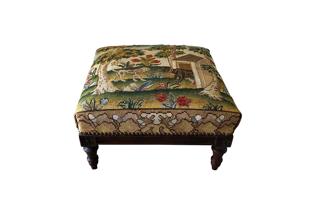 LOUIS XVI REVIVAL FOOTSTOOL