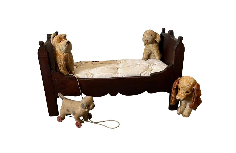 Small French Dog Bed - Decorative Antiques - French Antiques - Antique Dog Bed  - French Antique Furniture -  AD & PS Antiques