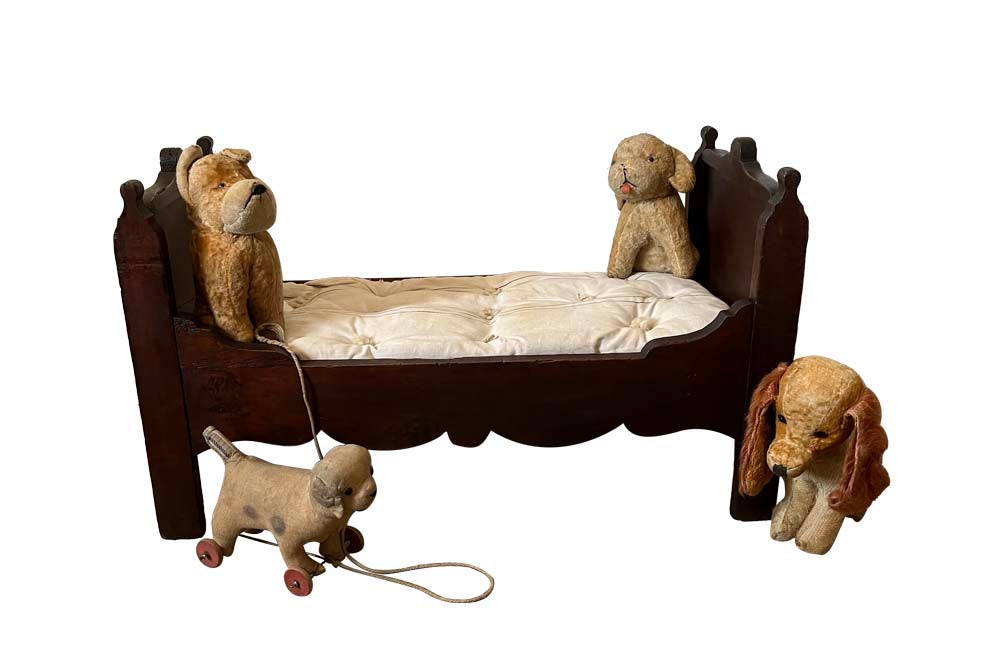 Small French Dog Bed - Decorative Antiques - French Antiques - Antique Dog Bed  - French Antique Furniture -  AD & PS Antiques