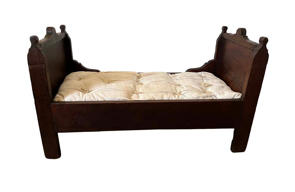 Small French Dog Bed - Decorative Antiques - French Antiques - Antique Dog Bed  - French Antique Furniture -  AD & PS Antiques