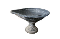19th Century French Zinc Pedestal Infants Bath - French Decorative Antiques - Garden Antiques - Decorative Antiques - Jardinieres - Champagne Bucket - Centrepiece - Zinc Antiques -Decorative Accessorories - Antique Shops Tetbury - adpsantiques - AD & PS Antiques