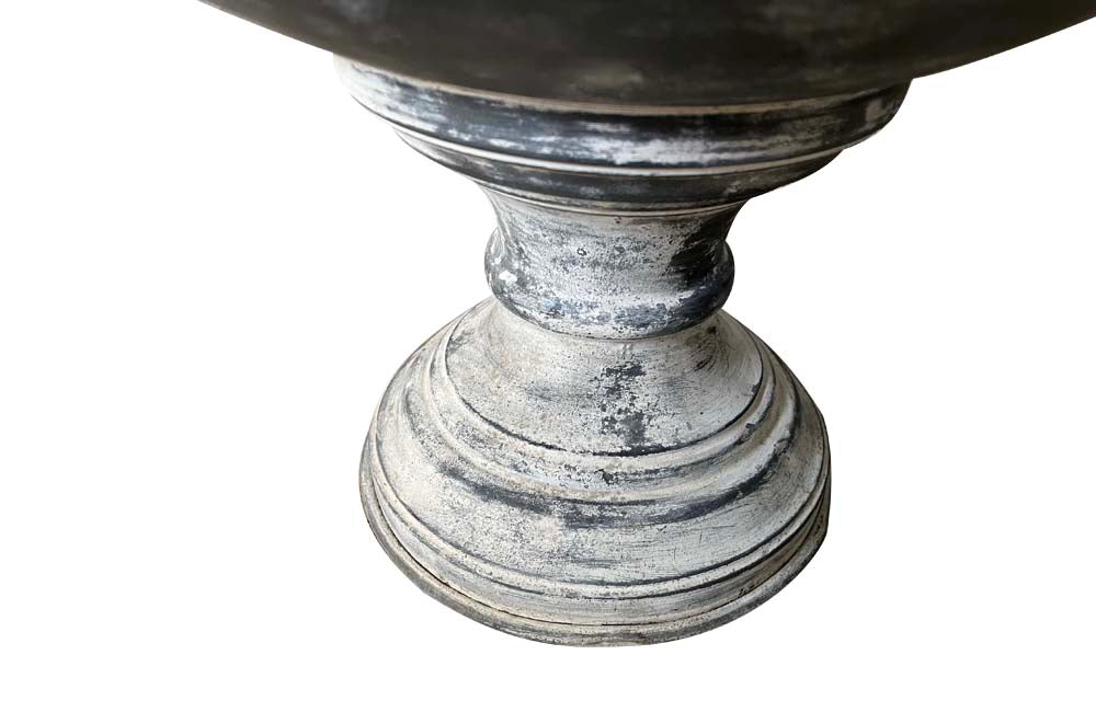 19th Century French Zinc Pedestal Infants Bath - French Decorative Antiques - Garden Antiques - Decorative Antiques - Jardinieres - Champagne Bucket - Centrepiece - Zinc Antiques -Decorative Accessorories - Antique Shops Tetbury - adpsantiques - AD & PS Antiques