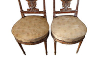 Neo-Classical Revival Side Chairs - Antique Chairs - French Antique Furniture - Decorative Antique Furniture - AD & PS Antiques