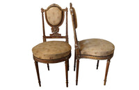 Neo-Classical Revival Side Chairs - Antique Chairs - French Antique Furniture - Decorative Antique Furniture - AD & PS Antiques