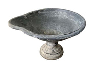 19th Century French Zinc Pedestal Infants Bath - French Decorative Antiques - Garden Antiques - Decorative Antiques - Jardinieres - Champagne Bucket - Centrepiece - Zinc Antiques -Decorative Accessorories - Antique Shops Tetbury - adpsantiques - AD & PS Antiques