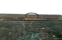 French 19th century Painted Marriage Box - Painted Coffer - Decorative Accessories - French Antiques - Folk Art - Storage Furniture - Decorative Boxes - AD & PS Antiques