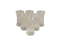 SIX FRENCH BISTRO ADVERTISING GLASSES