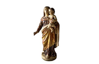 19th Century Carved Madonna And Child - French Decorative Antiques - Decorative Accessories - Antique Art - Antique Sculpture - Decorative Antiques - Religious Antiques - Antique Shops Tetbury - AD & PS Antiques