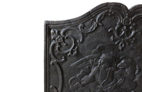 Neo-Classical Cast Iron Fireback 18th Century - French Antiques -Antique Firebacks - Fireplace Accessories - Decorative Accessories - AD & PS Antiques