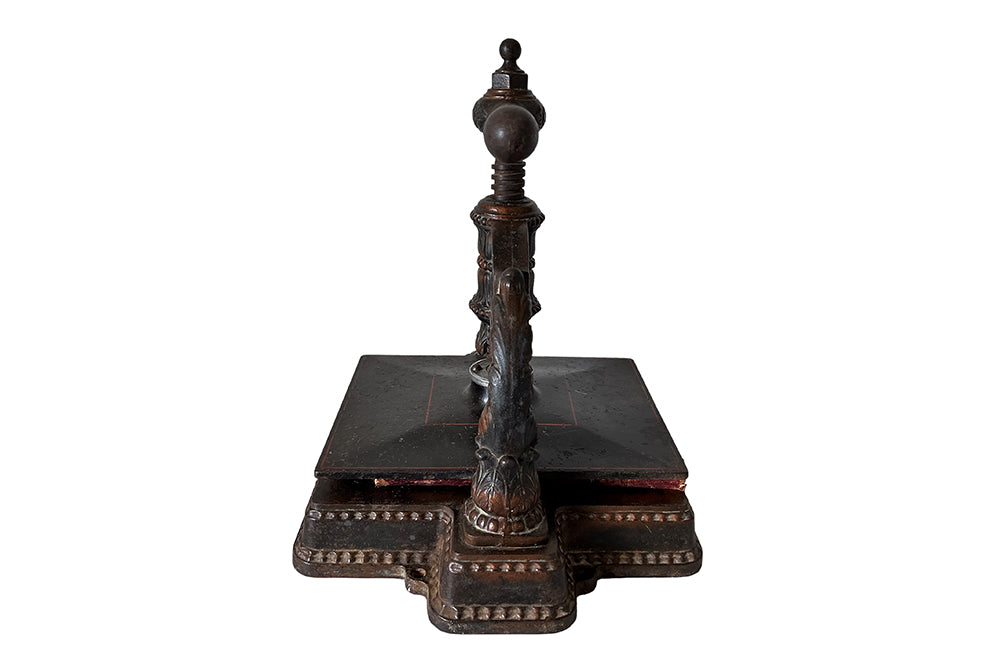 19th Century French Book Press - French Decorative Antiques - Vernacular Antiques - Bookpress - Decorative Accessories - Book Collectors - Flower Press - Antique Shops Tetbury - adpsantiques - AD & PS Antiques