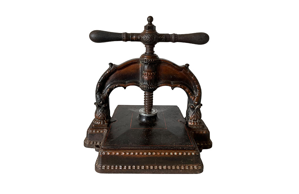 19th Century French Book Press - French Decorative Antiques - Vernacular Antiques - Bookpress - Decorative Accessories - Book Collectors - Flower Press - Antique Shops Tetbury - adpsantiques - AD & PS Antiques