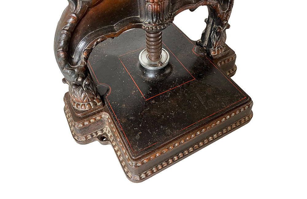 19th Century French Book Press - French Decorative Antiques - Vernacular Antiques - Bookpress - Decorative Accessories - Book Collectors - Flower Press - Antique Shops Tetbury - adpsantiques - AD & PS Antiques