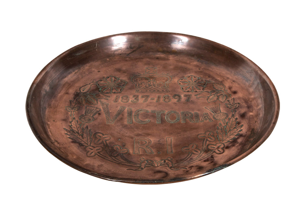 19th Century English Copper Commemorative Tray - Decorative Antiques - Commemmorative Ware - Copper Tray - Decorative Accessories - English Antiques - Antique Trays - Curios - Antique Shops Tetbury - adpsantiques - AD & PS Antiques