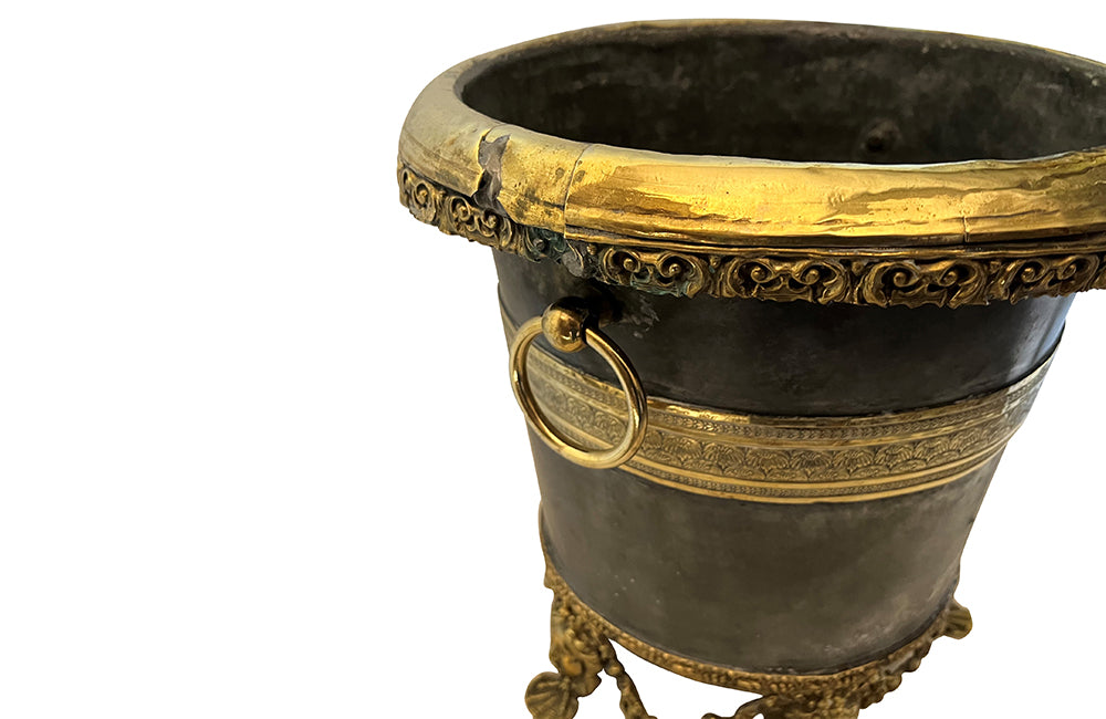 Early 19th Century Neo-Classical Revival Rafraichissoir -French Decorative Antiques - Antique Champagne Bucket - Cache Pot - Rafraichissoir - Wine Cooler - Jardiniere - Centrepiece - Decorative Accessories - Wine & Food Related - Antique Shops Tetbury - adpsantiques - AD & PS Antiques