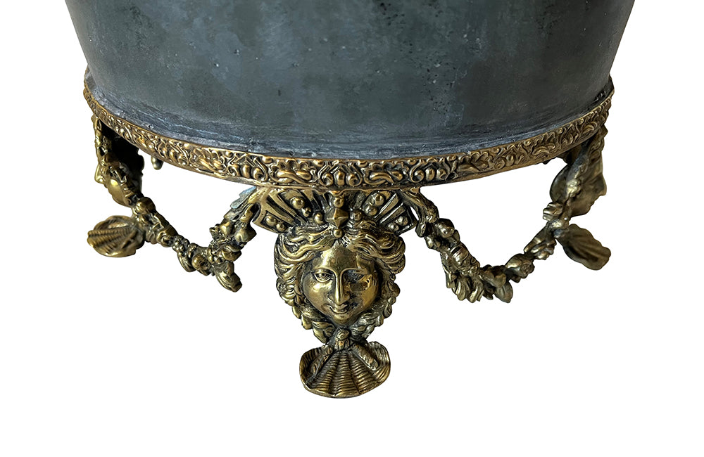 Early 19th Century Neo-Classical Revival Rafraichissoir -French Decorative Antiques - Antique Champagne Bucket - Cache Pot - Rafraichissoir - Wine Cooler - Jardiniere - Centrepiece - Decorative Accessories - Wine & Food Related - Antique Shops Tetbury - adpsantiques - AD & PS Antiques