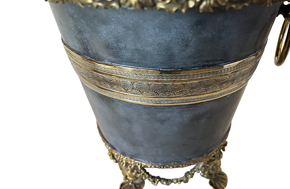Early 19th Century Neo-Classical Revival Rafraichissoir -French Decorative Antiques - Antique Champagne Bucket - Cache Pot - Rafraichissoir - Wine Cooler - Jardiniere - Centrepiece - Decorative Accessories - Wine & Food Related - Antique Shops Tetbury - adpsantiques - AD & PS Antiques