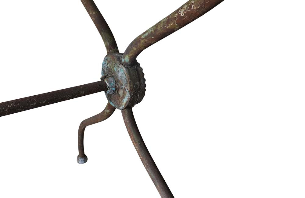 19th Century Neo-Classical Revival Bistro Table - Antique Garden Table - Garden Antiques - Antique Marble Top Table - French Antique Furniture - AD & PS Antiques