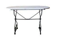 19th Century French Garden Table - French Antique Table - Antique Console Table - French Antique Furniture - Garden Antiques - Antique Garden Table – Antique Marble Top Table - Decorative Antique Furniture - AD & PS Antiques