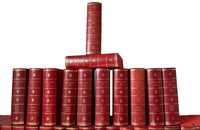 Collection Of 85 Red Leather Faux Book Files - French Decorative Accessories - Library Accessories - Bookshelves - Decorative Accessories - Leather Books - Faux Books - Storage Accessories - Antique Shops Tetbury - adpsantiques - AD & PS Antiques