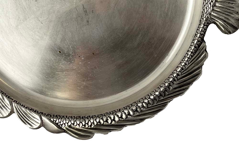 Silverplate Fish Shaped Tray - French Decorative Accessories - Decorative Accessories - Fish Platter - Silverplate Tray - Antique Shops Tetbury - adpsantiques - AD & PS Antiques