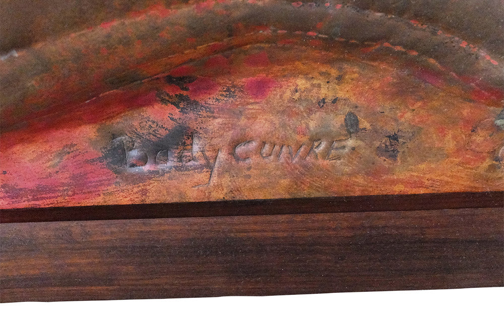 LARGE COPPER STILL-LIFE PANEL
