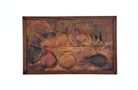 LARGE COPPER STILL-LIFE PANEL