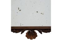 FRENCH CARVED HERALDIC MIRROR