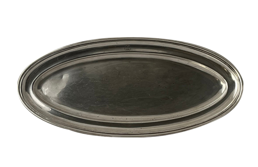 Large Hotel Meurice Paris Serving Tray - French Decorative Antiques - French Decorative Accessories - Fine Dining Accessories - Advertising Cpllectables - Silver Trays - Silverplate Tray - Hotel ware - Kitchenalia - Antique Shops Tetbury - AD & PS Antiques