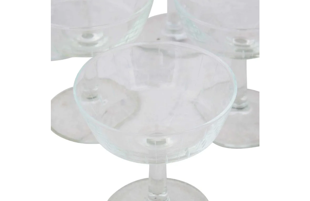 TEN VINTAGE CHAMPAGNE COUPES
